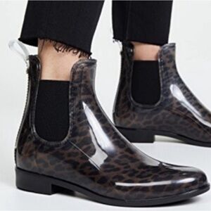 Sam Edelman print ankle rain boots